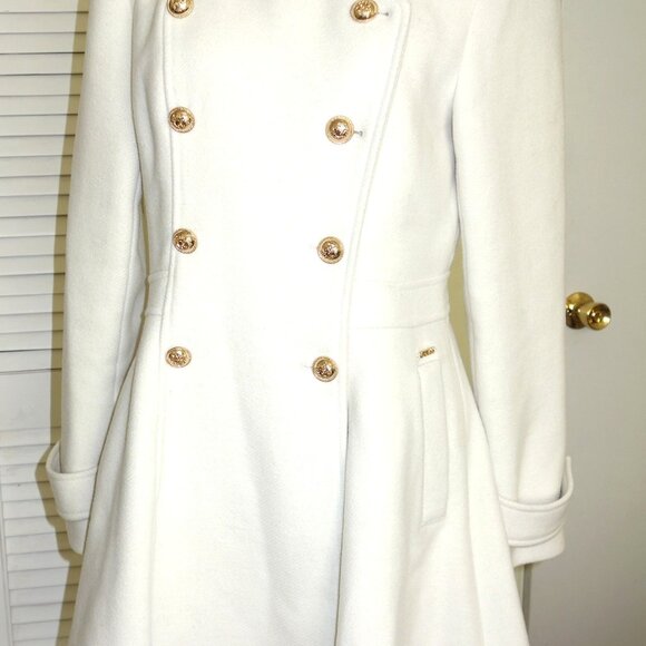 GUESS Elegant High-End Cream White - Coat - size S - NEW - Picture 2 of 16